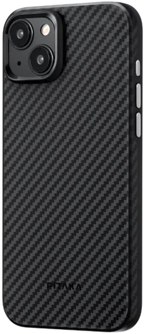 Чохол-накладка Pitaka MagEZ Case Pro 4 Twill 1500D Black/Grey для iPhone 15 (KI1501MMP)